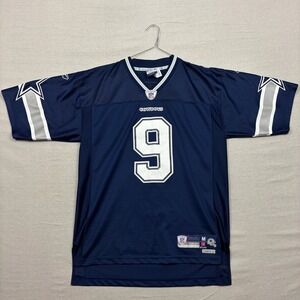 Dallas Cowboys NFL Authentic Reebok Number 9 Stitched  Romo Jersey Length +2